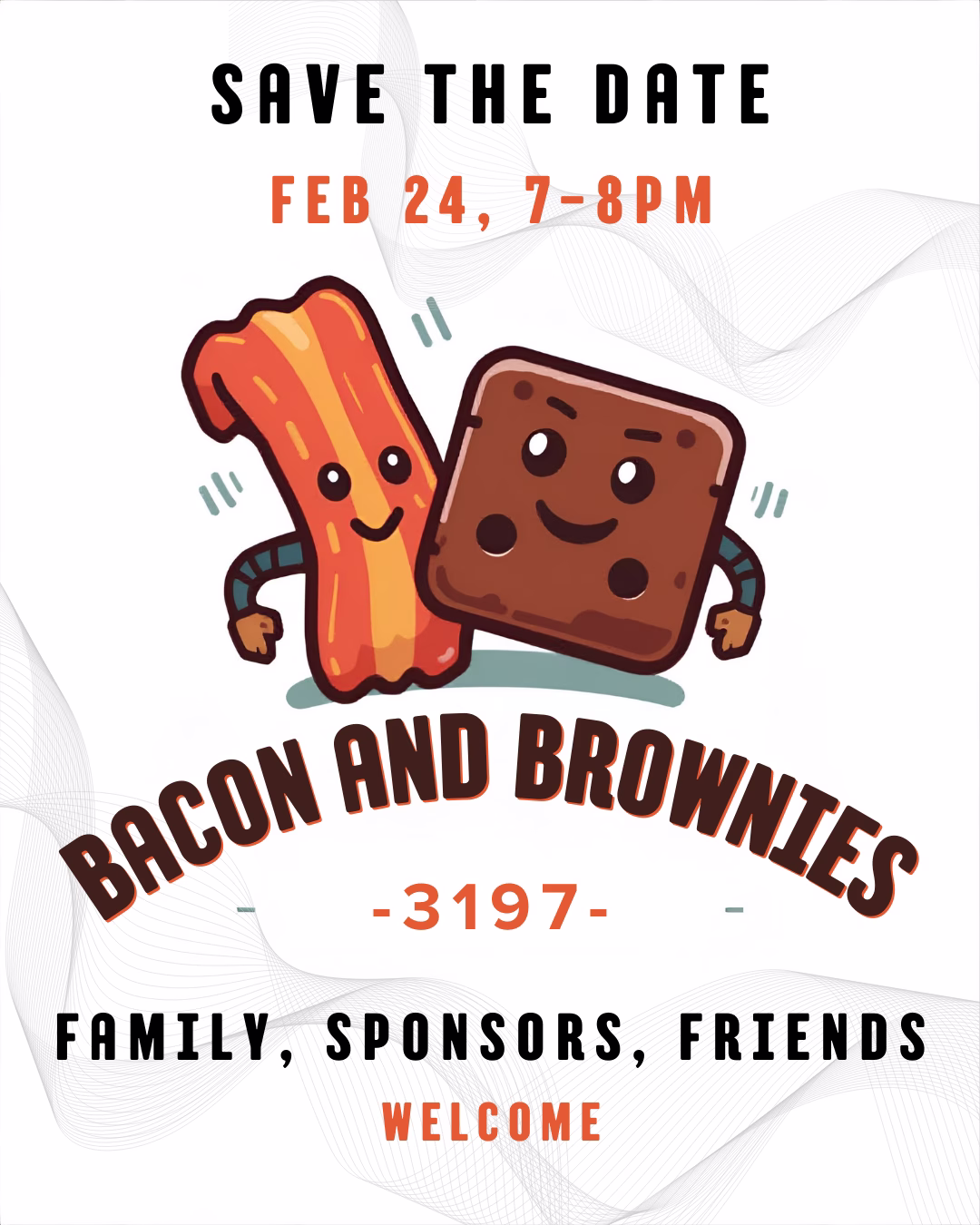 Bacon and Brownies Feb 24th 7-8pm